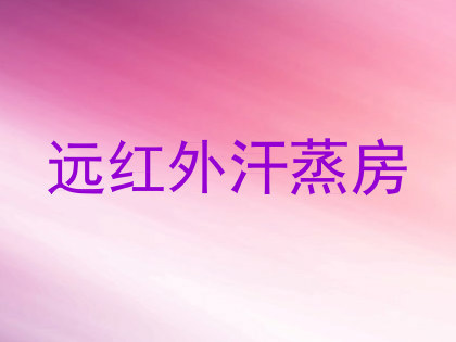 远红外汗蒸房