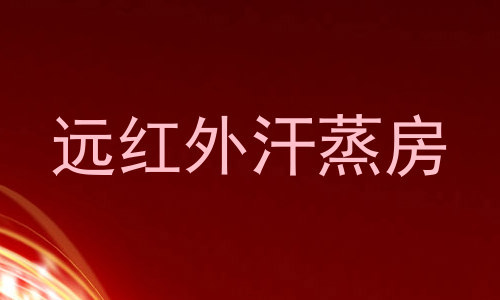 远红外汗蒸房