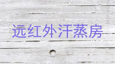远红外汗蒸房