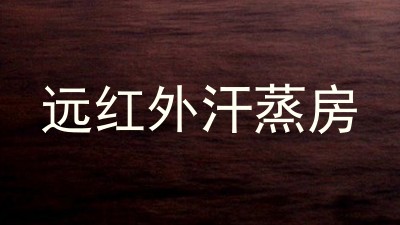 远红外汗蒸房