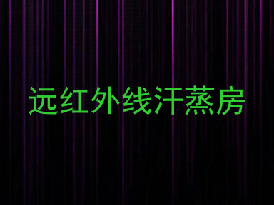 远红外线汗蒸房