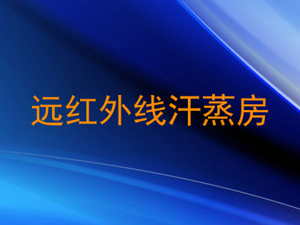 远红外线汗蒸房