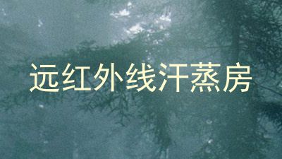 远红外线汗蒸房