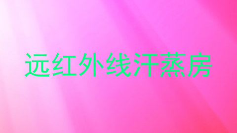 远红外线汗蒸房