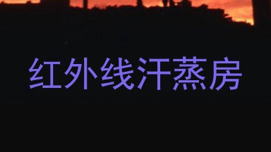 红外线汗蒸房