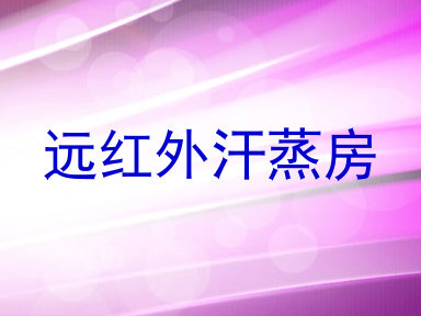 远红外汗蒸房