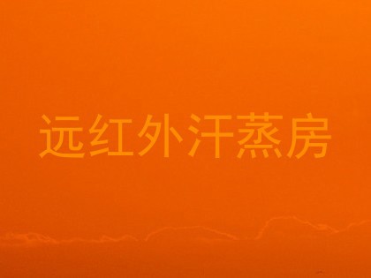 远红外汗蒸房