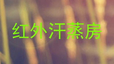 红外汗蒸房