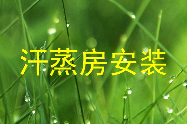 汗蒸房安装