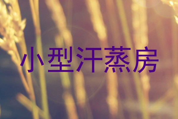 小型汗蒸房