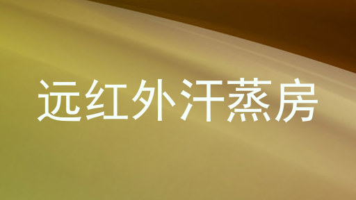 远红外汗蒸房