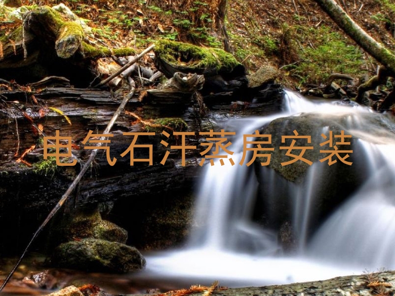 电气石汗蒸房安装