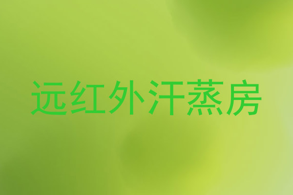 远红外汗蒸房
