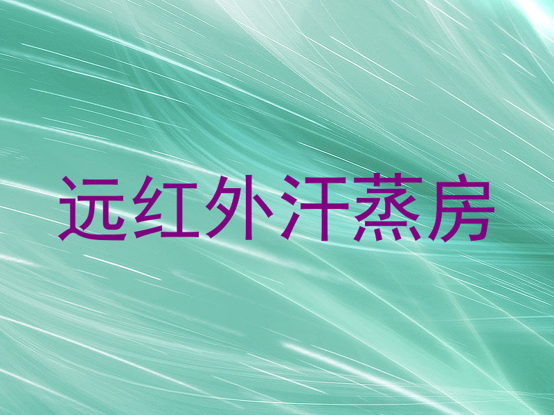 远红外汗蒸房