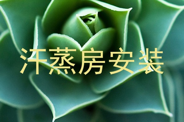 汗蒸房安装