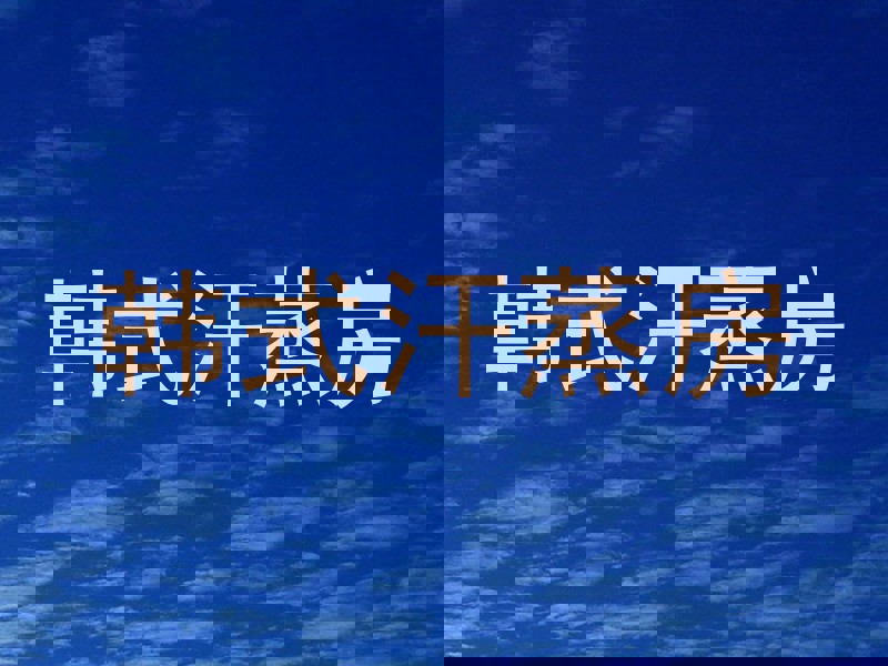韩式汗蒸房