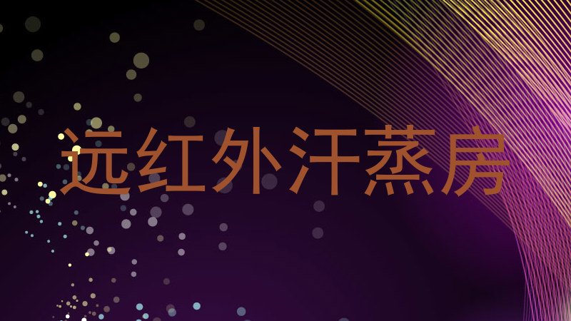 远红外汗蒸房