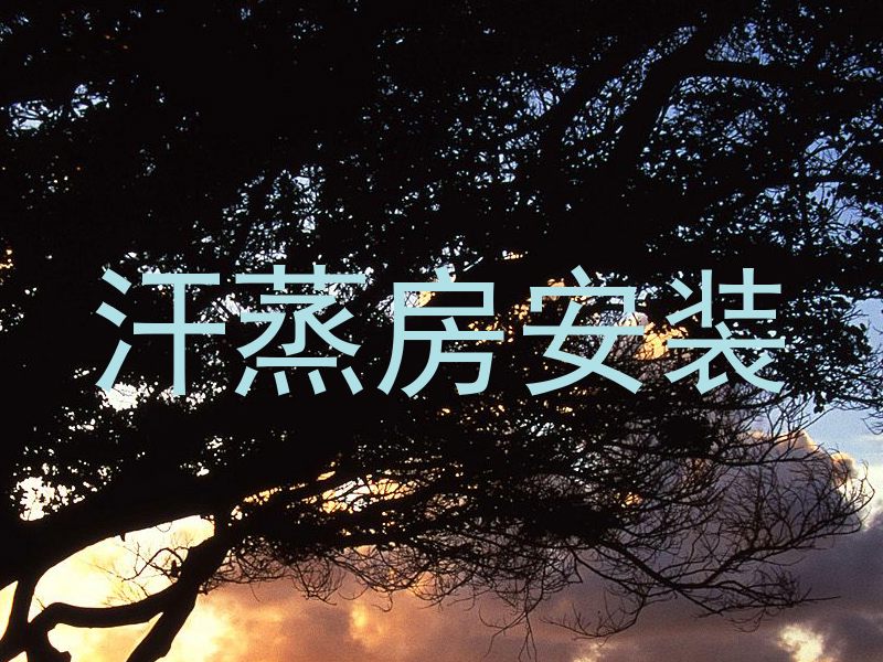 汗蒸房安装
