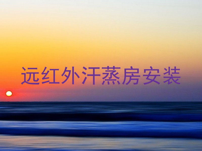 远红外汗蒸房安装