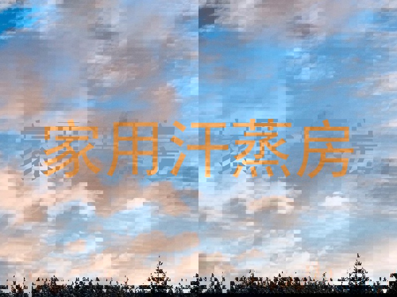 家用汗蒸房
