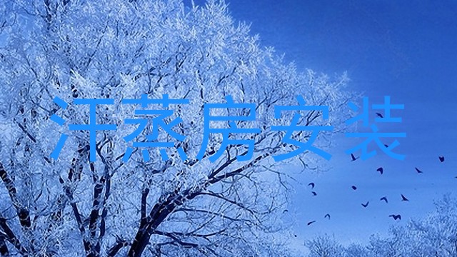 汗蒸房安装