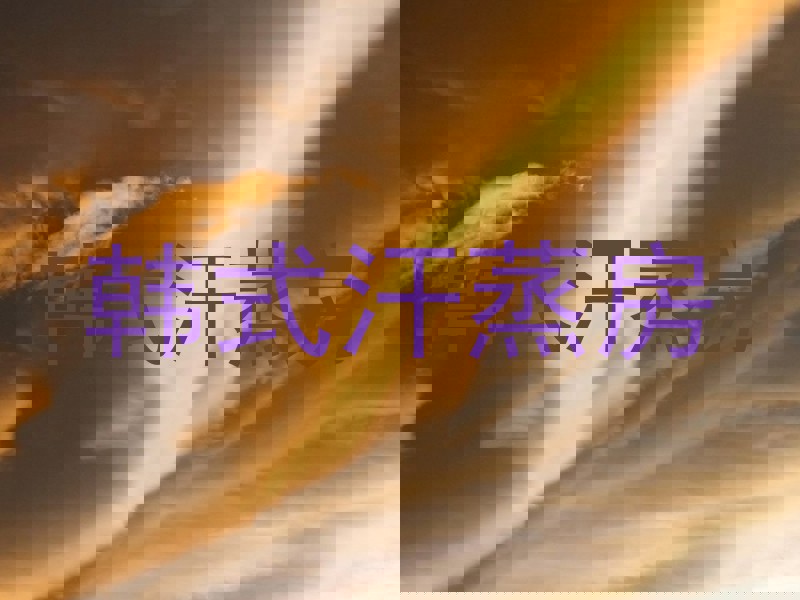 韩式汗蒸房