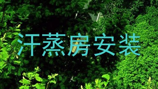 汗蒸房安装