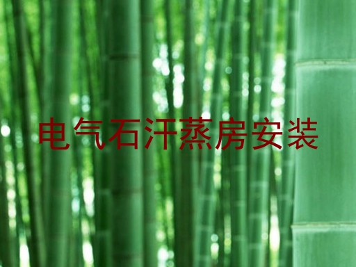 电气石汗蒸房安装