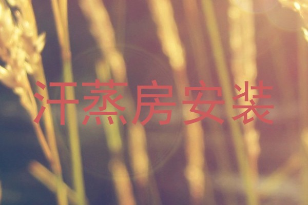 汗蒸房安装