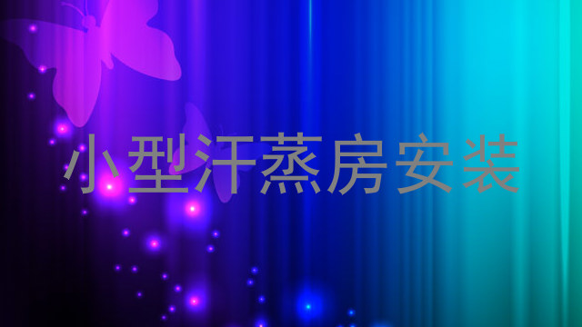 小型汗蒸房安装