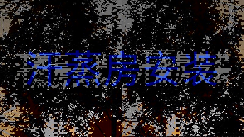 汗蒸房安装