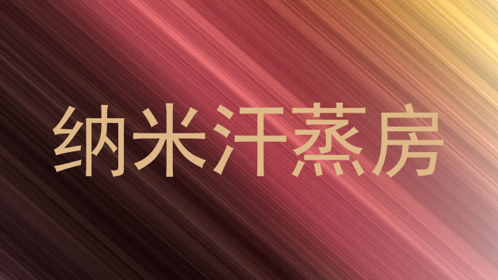纳米汗蒸房