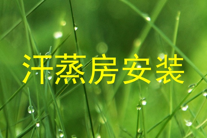 汗蒸房安装