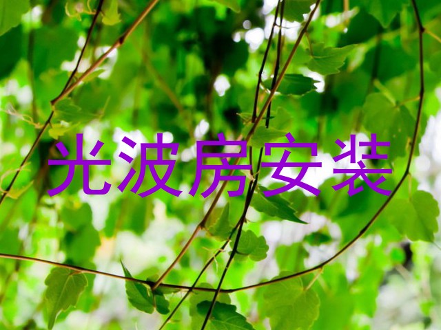 光波房安装
