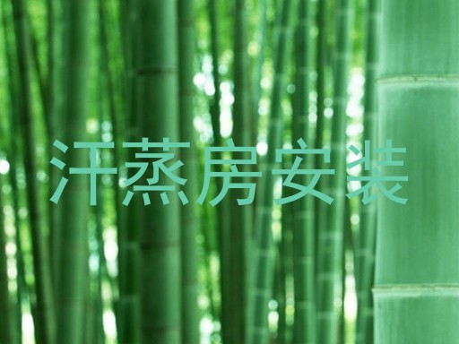 汗蒸房安装