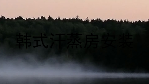 韩式汗蒸房安装