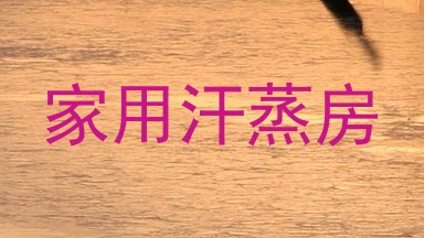 家用汗蒸房