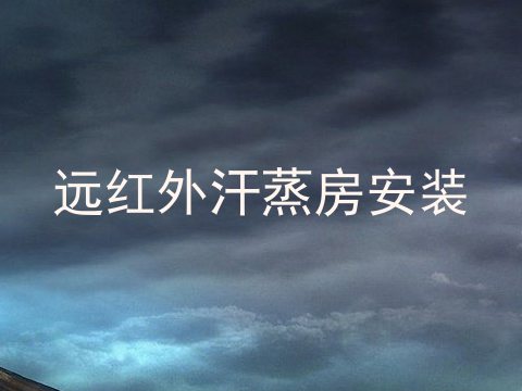 远红外汗蒸房安装