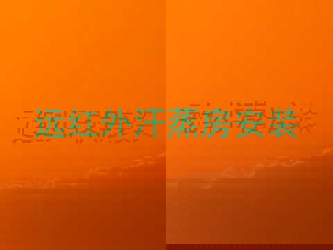 远红外汗蒸房安装