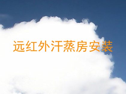 远红外汗蒸房安装