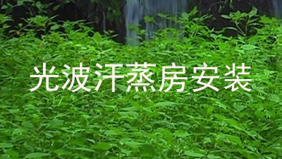 光波汗蒸房安装