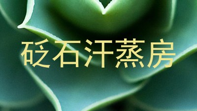 砭石汗蒸房