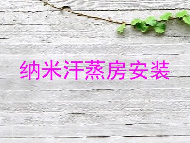 纳米汗蒸房安装