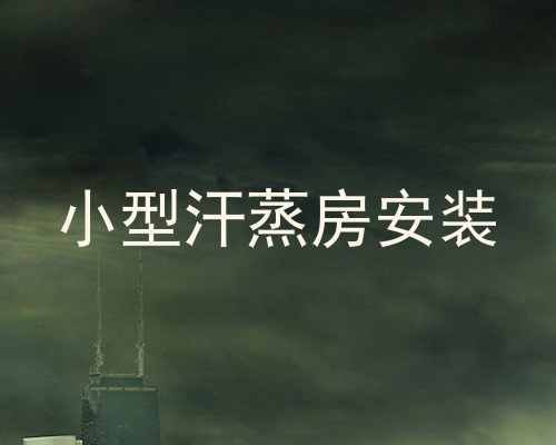 小型汗蒸房安装
