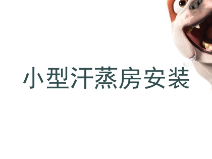 小型汗蒸房安装