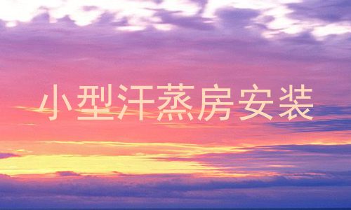 小型汗蒸房安装