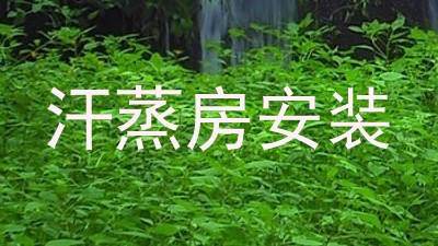 汗蒸房安装
