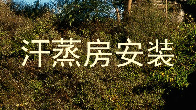 汗蒸房安装