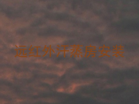 远红外汗蒸房安装