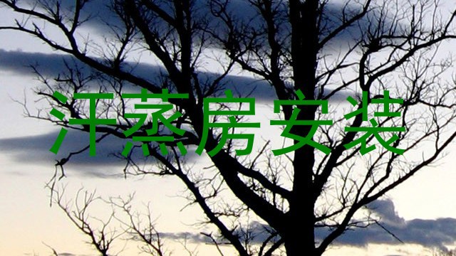 汗蒸房安装